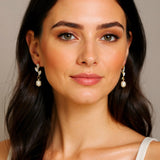 Auskarai "Crystal Vine Earrings"