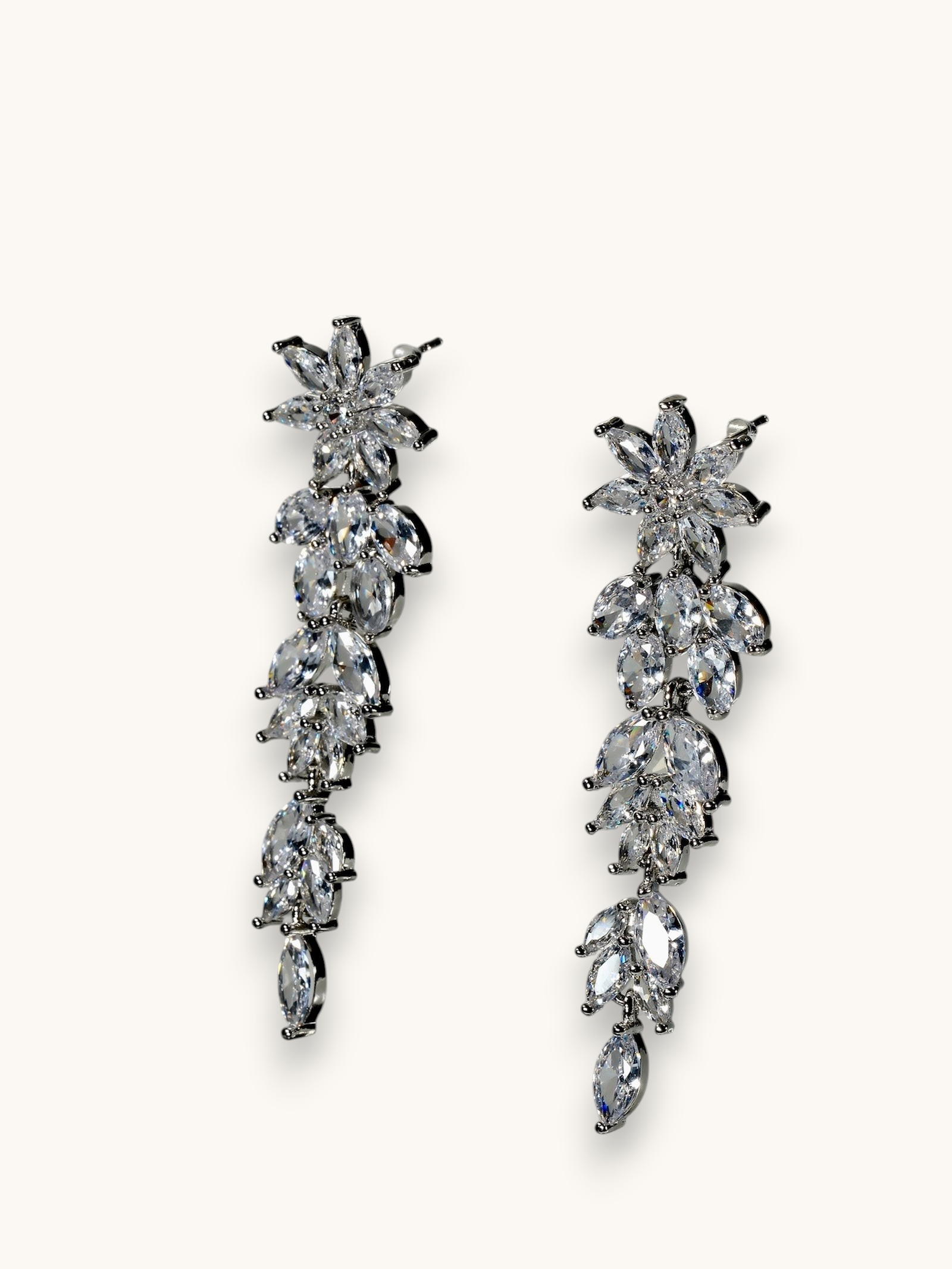 Auskarai "Floral Drops"