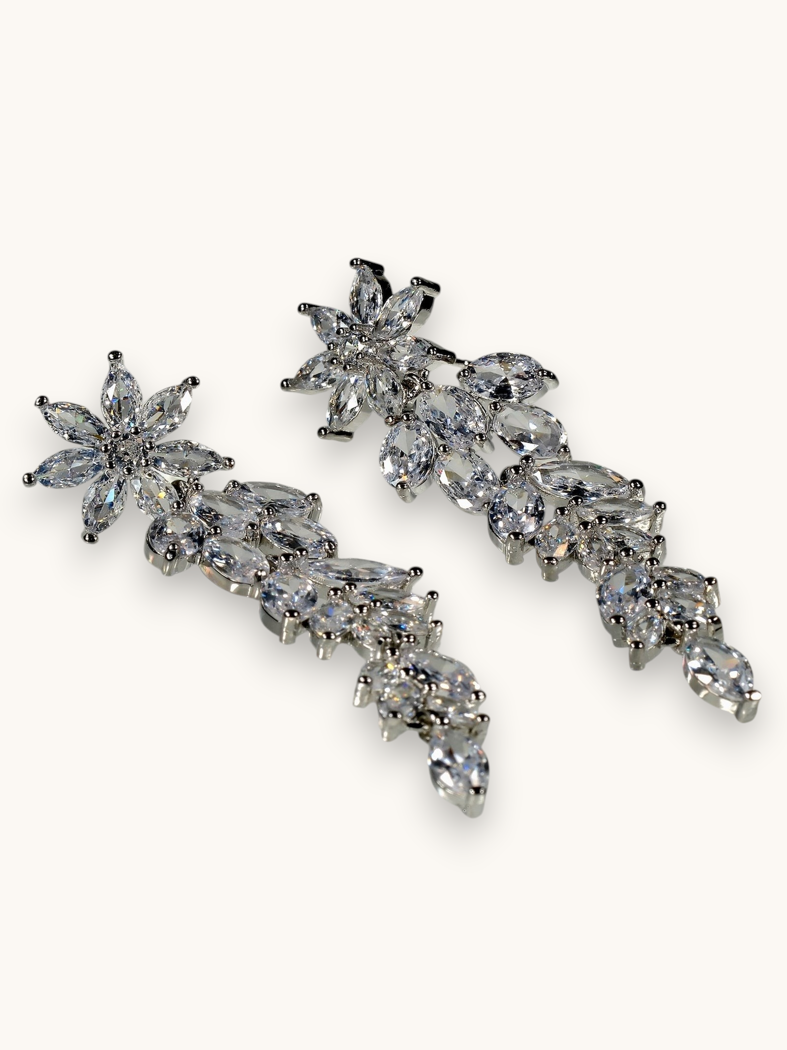 Auskarai "Floral Drops"