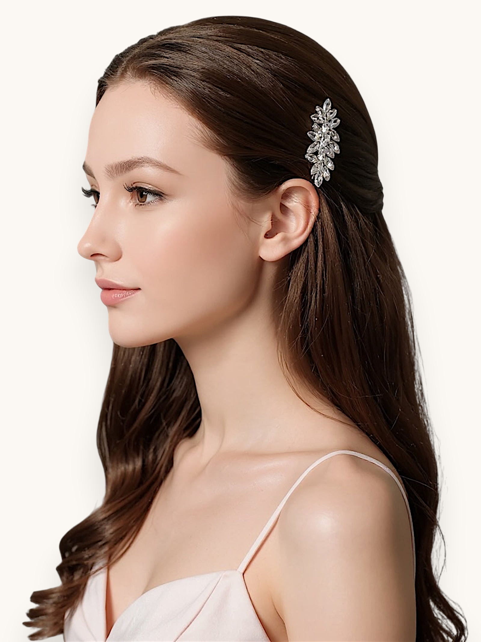 Plaukų sagė "Crystal Laurel Hair Clip"