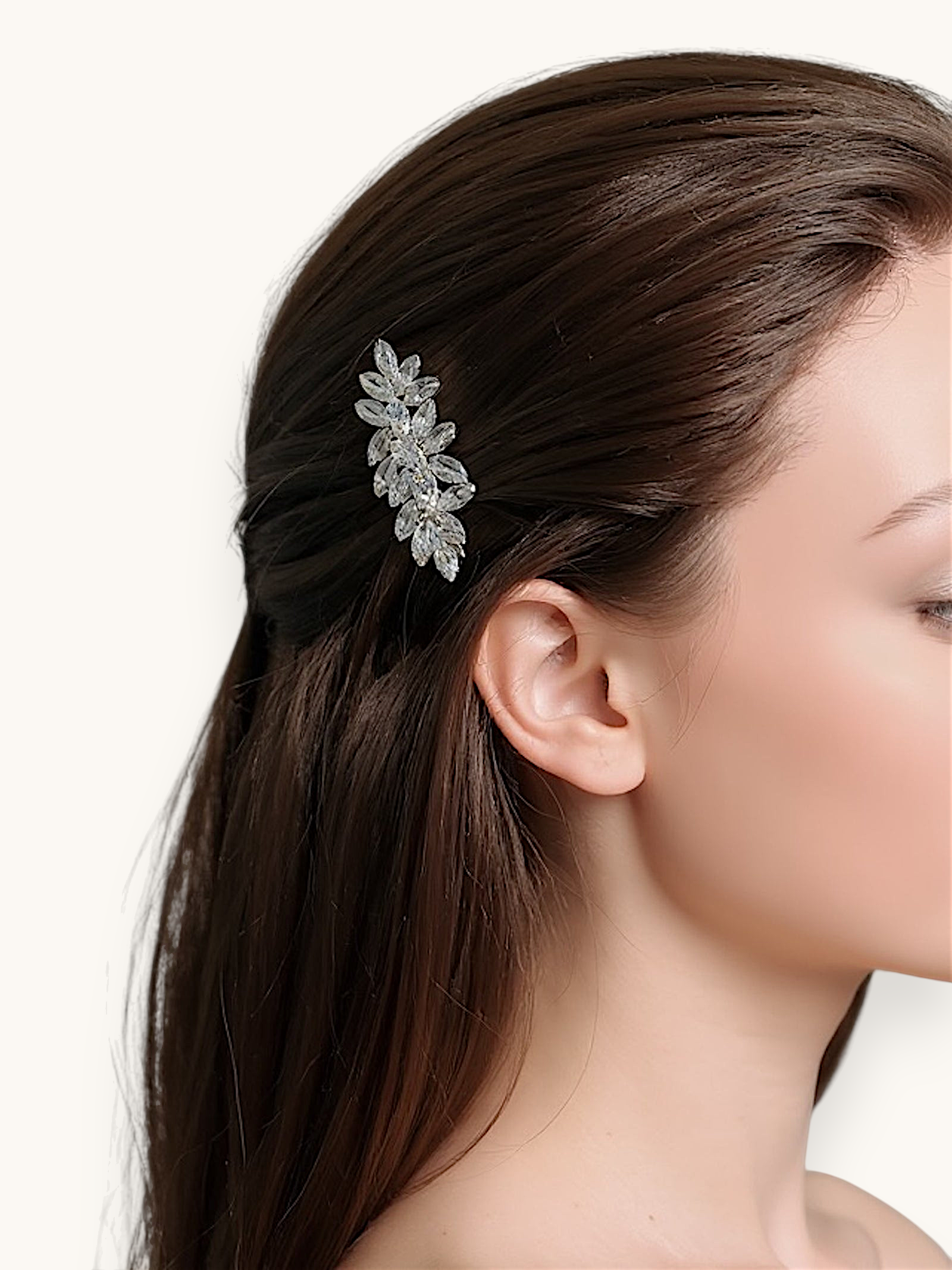 Plaukų sagė "Crystal Laurel Hair Clip"