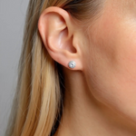 Auskarai "Round stud"