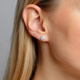 Auskarai "Round stud"