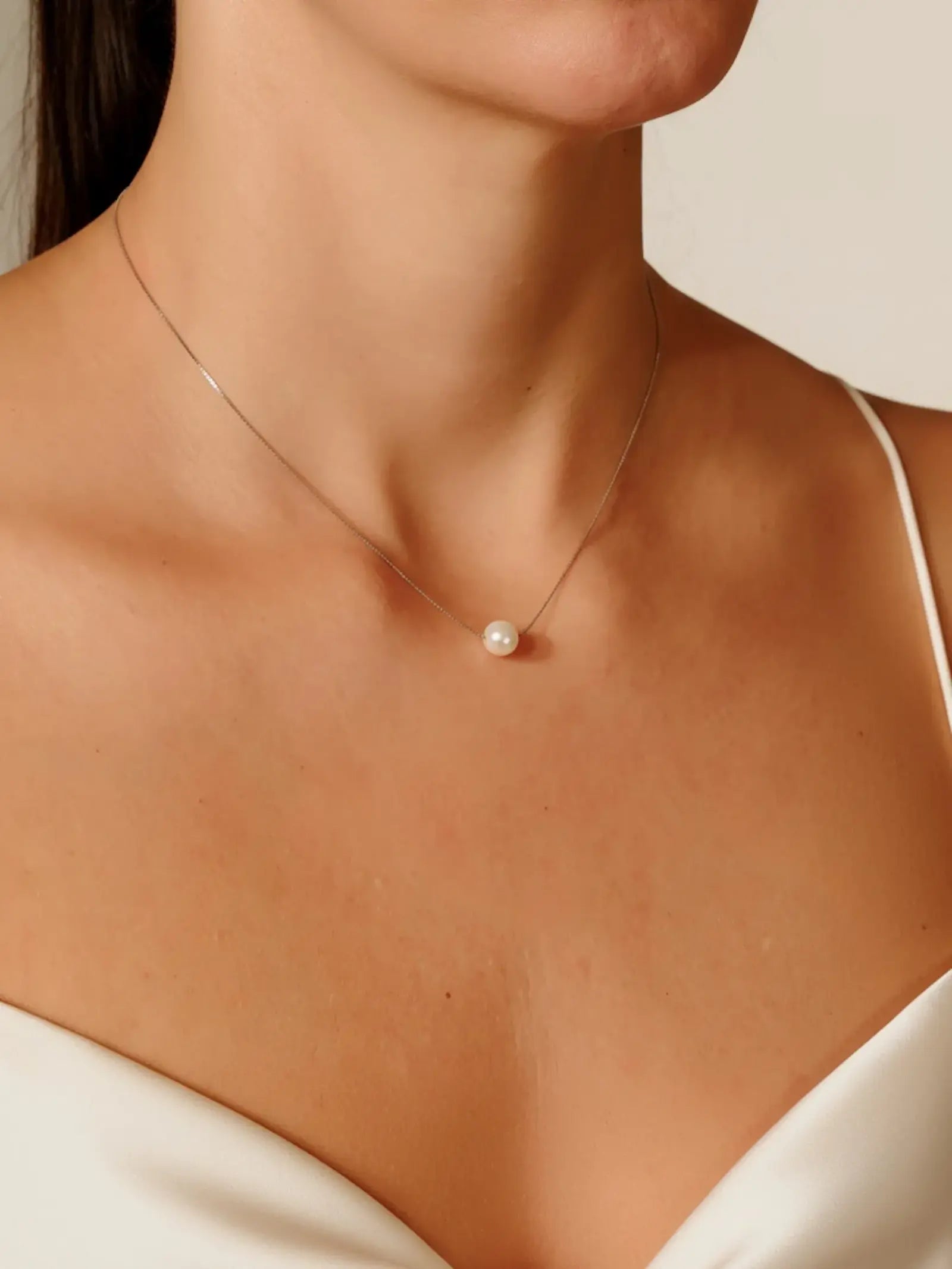 Kaklo papuošalas "Single Pearl"