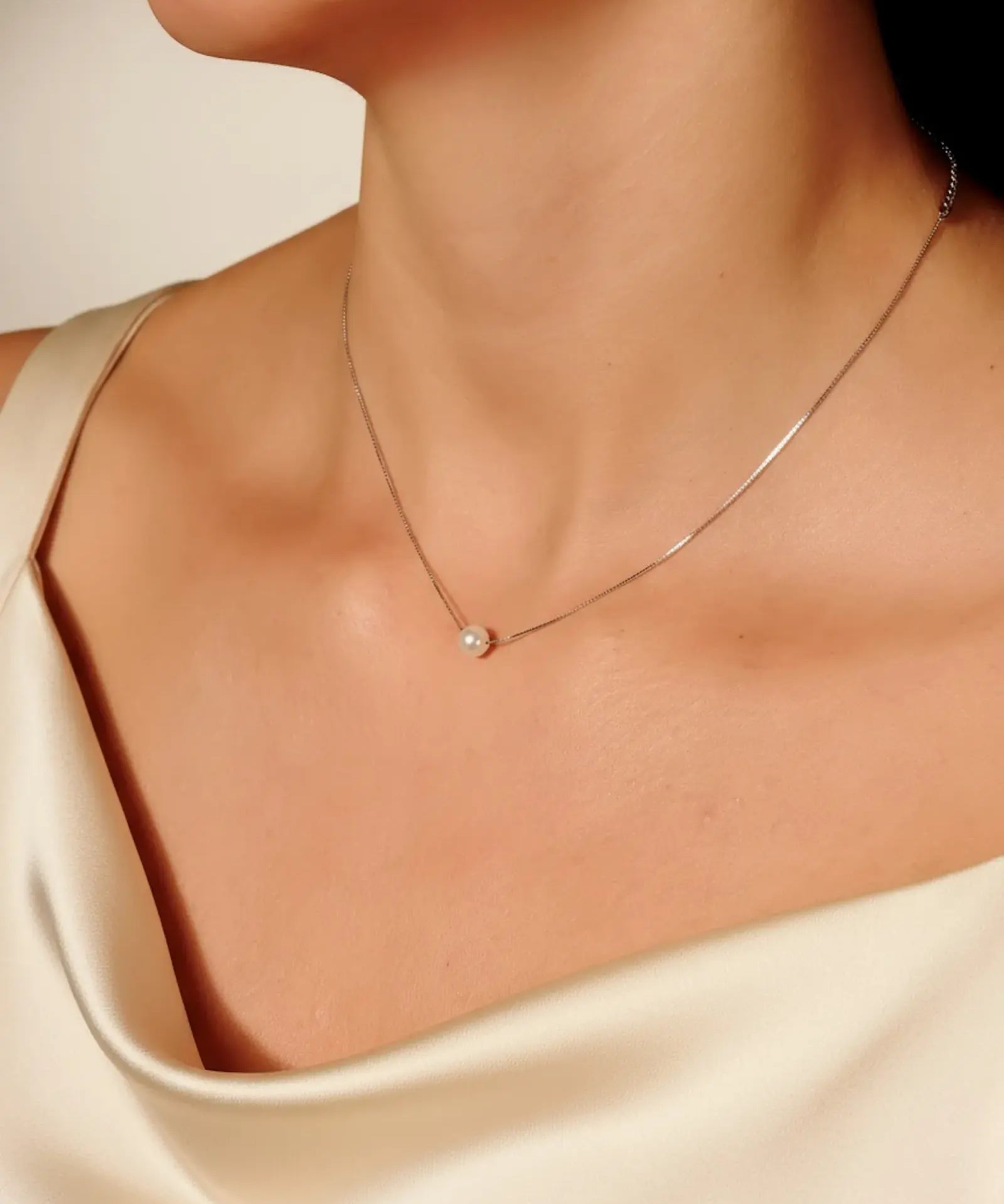 Kaklo papuošalas "Single Pearl"