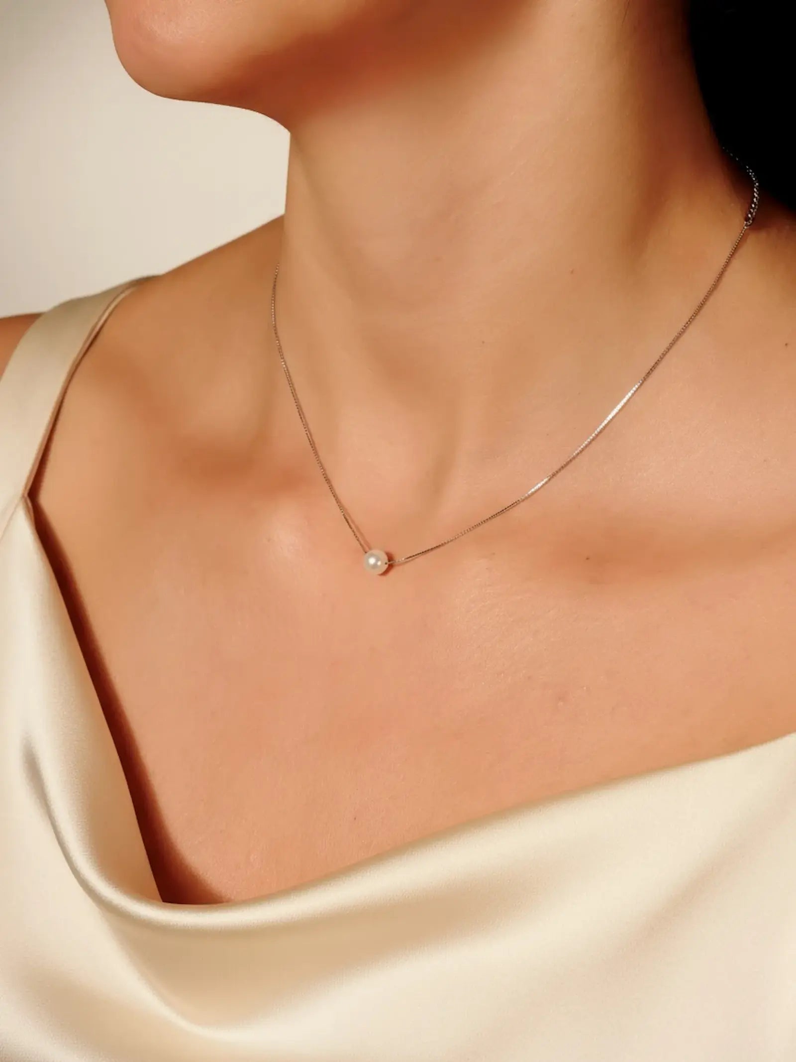 Kaklo papuošalas "Single Pearl"