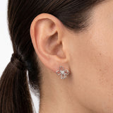 Earrings Hollow Flower