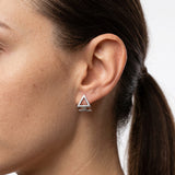 Earrings Triangles Stud