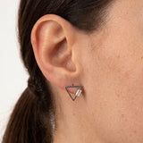 Earrings Triangle Studs