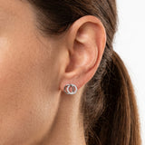 Earrings Double Circle