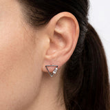 Earrings Triangle Studs