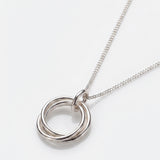 Necklace Long silver ball