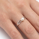 Ring Cross Pearl