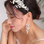 Papuošalų rinkinys Ivory Blossom Set — Luxiage