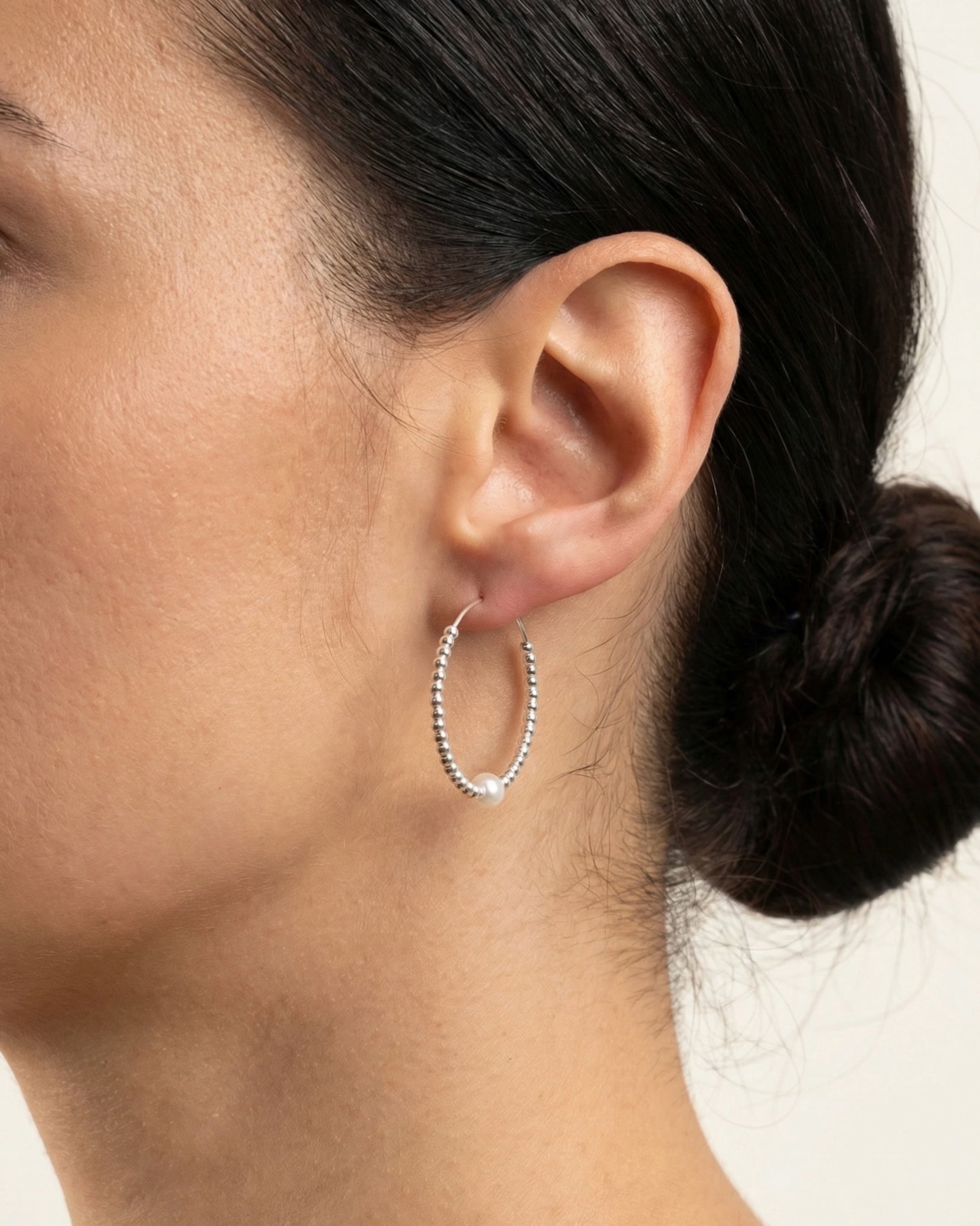 Auskarai Round Beads — Luxiage