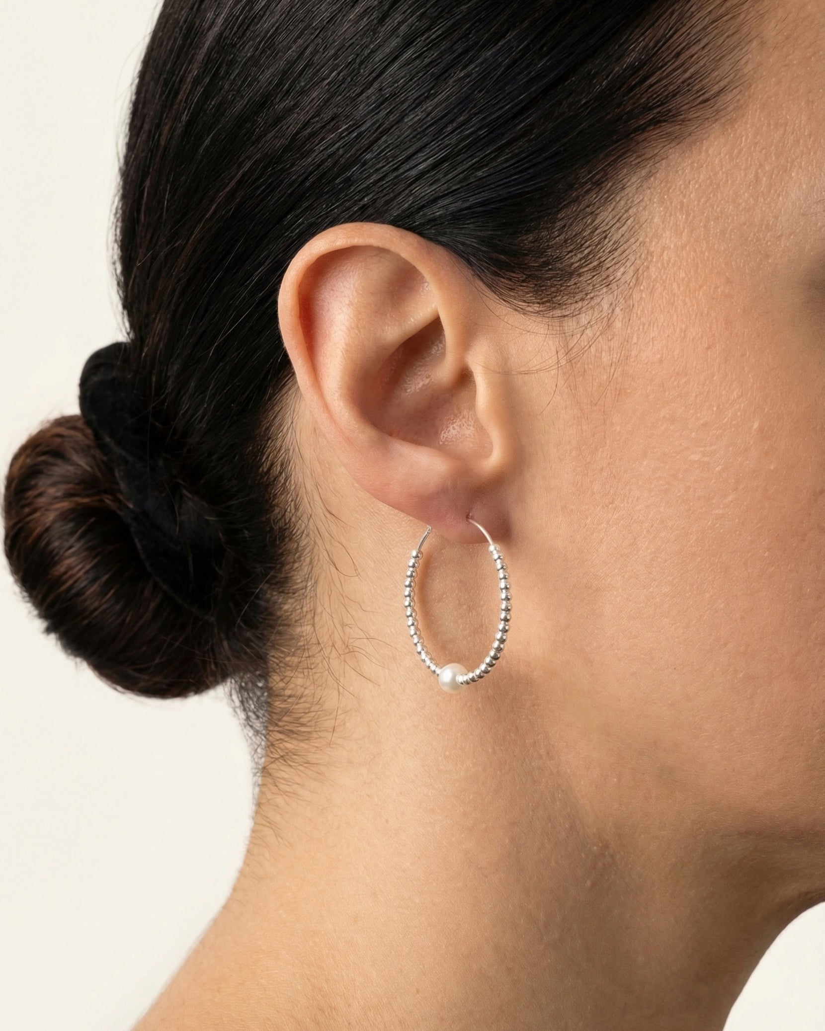 Auskarai Round Beads — Luxiage