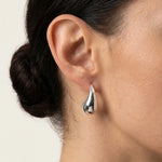 Auskarai Glossy Tear-Drop — Luxiage