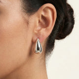 Auskarai Glossy Tear-Drop — Luxiage