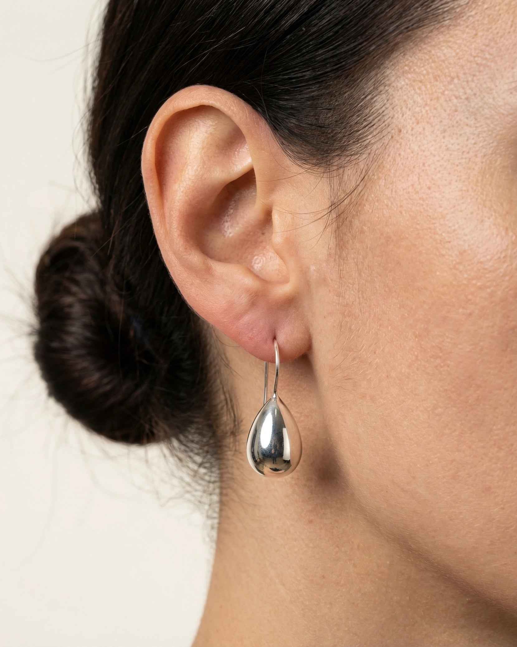 Auskarai Oval Tear Drop — Luxiage