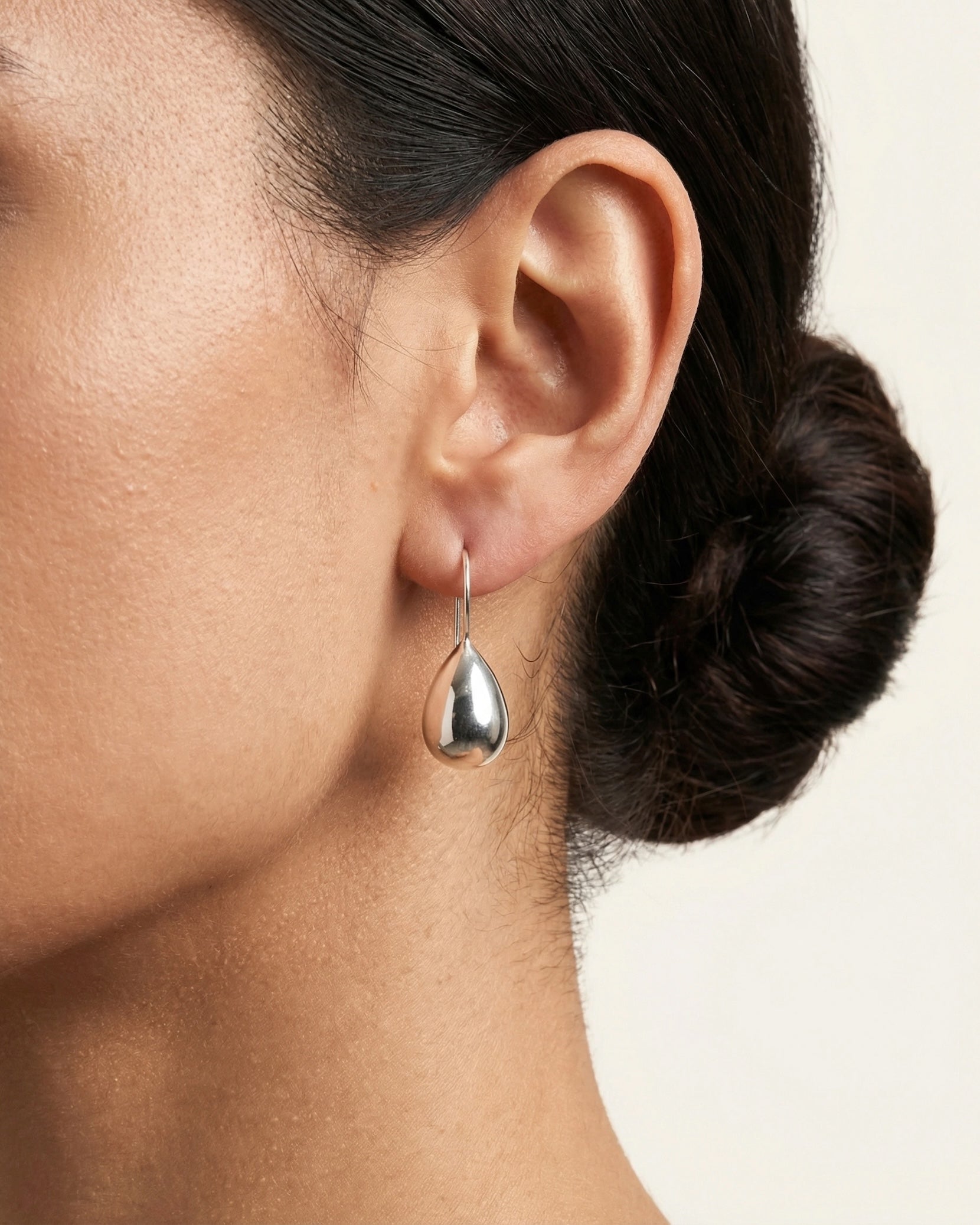 Auskarai Oval Tear Drop — Luxiage