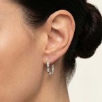 Auskarai Elegant Hoop — Luxiage