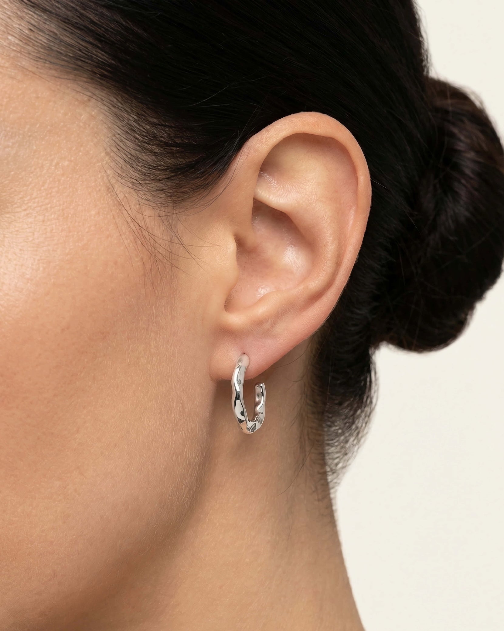 Auskarai Elegant Hoop — Luxiage