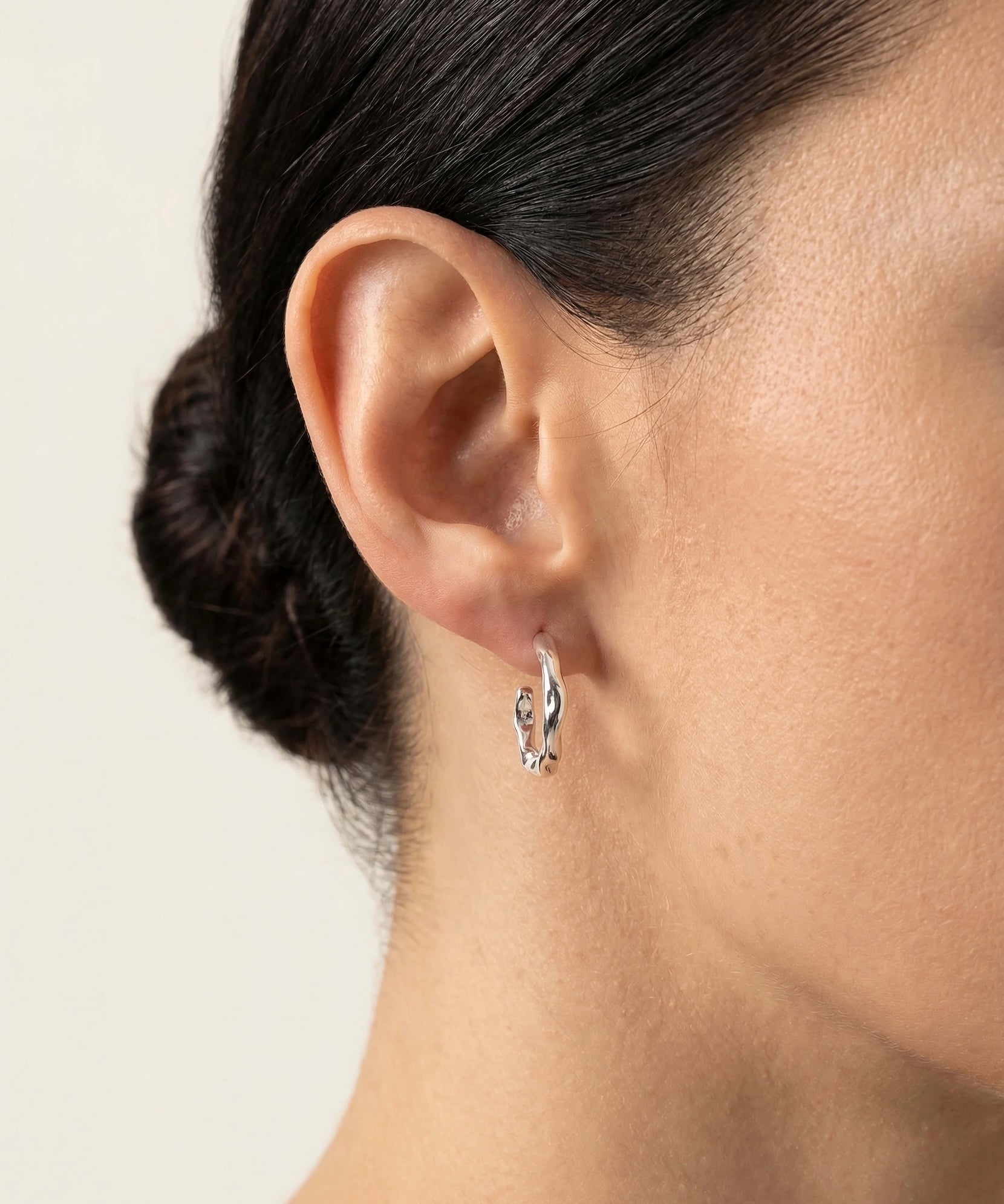 Auskarai Elegant Hoop — Luxiage