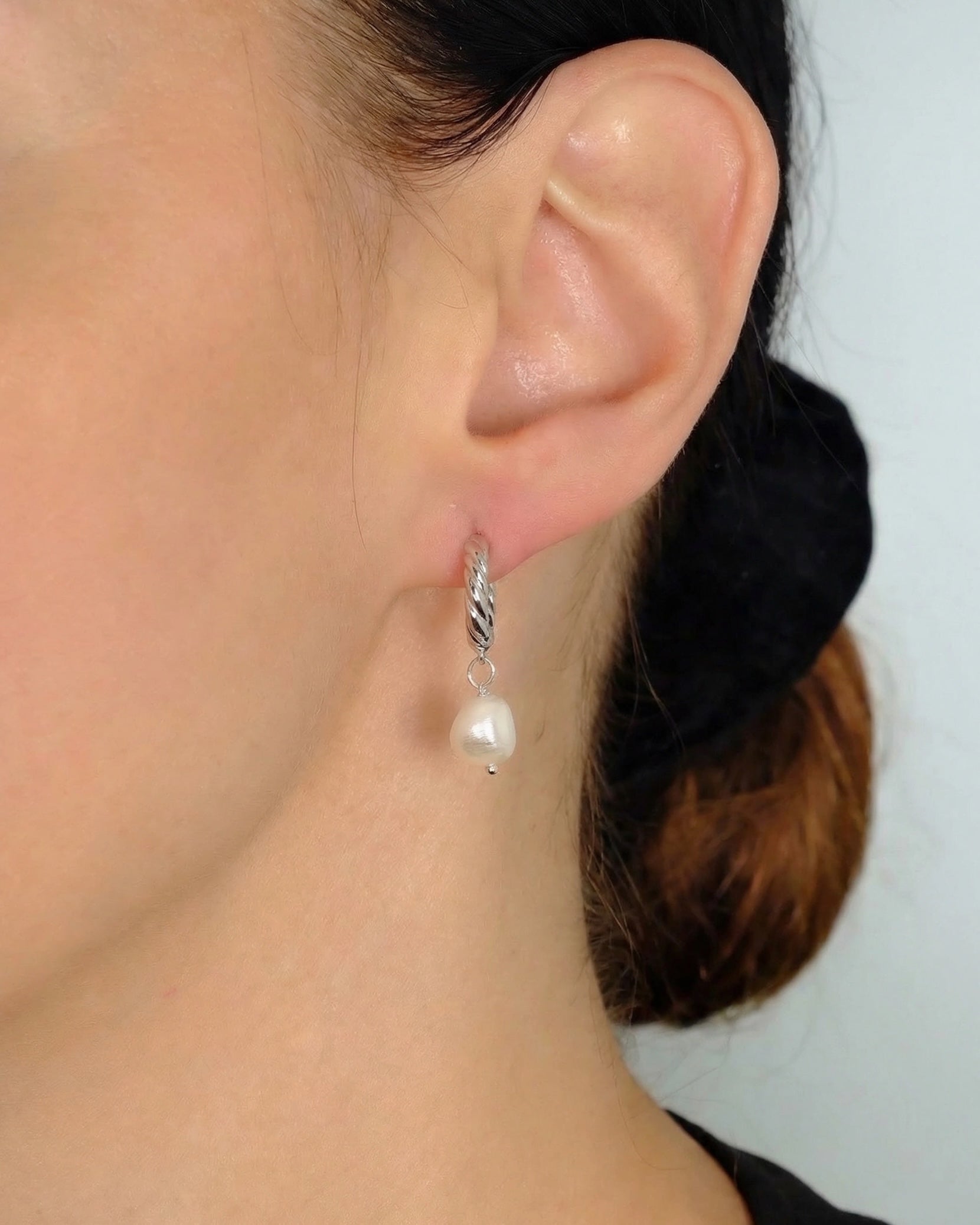Auskarai Baroque Pearl — Luxiage