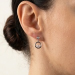 Auskarai Silver CZ — Luxiage