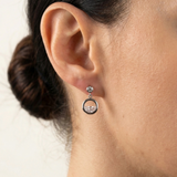Auskarai Silver CZ — Luxiage
