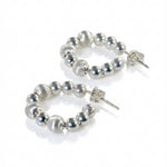 Auskarai Round Bead Hoop — Luxiage