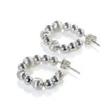 Auskarai Round Bead Hoop — Luxiage