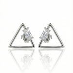 Auskarai Triangle Studs — Luxiage
