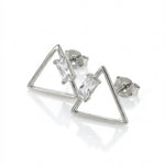 Auskarai Triangle Studs — Luxiage