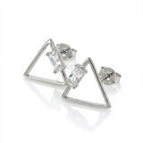 Auskarai Triangle Studs — Luxiage