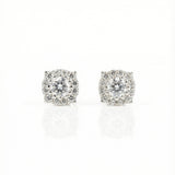 Earrings Shiny White