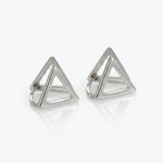 Auskarai Triangles Stud — Luxiage