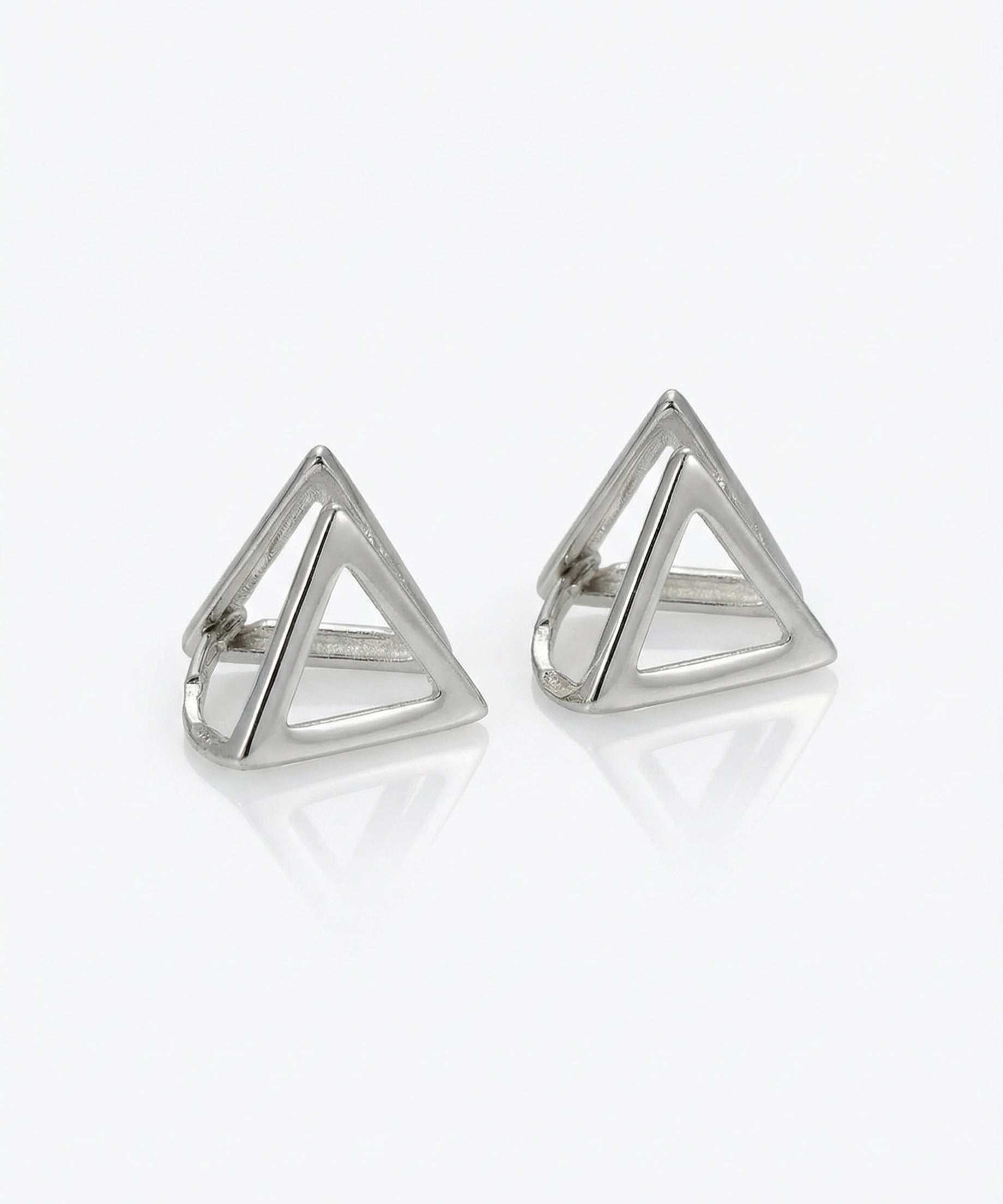 Auskarai Triangles Stud — Luxiage