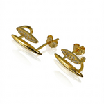 Auskarai Shaped Stud — Luxiage