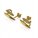 Auskarai Shaped Stud — Luxiage