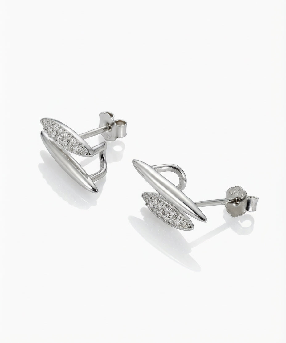 Auskarai Shaped Stud — Luxiage