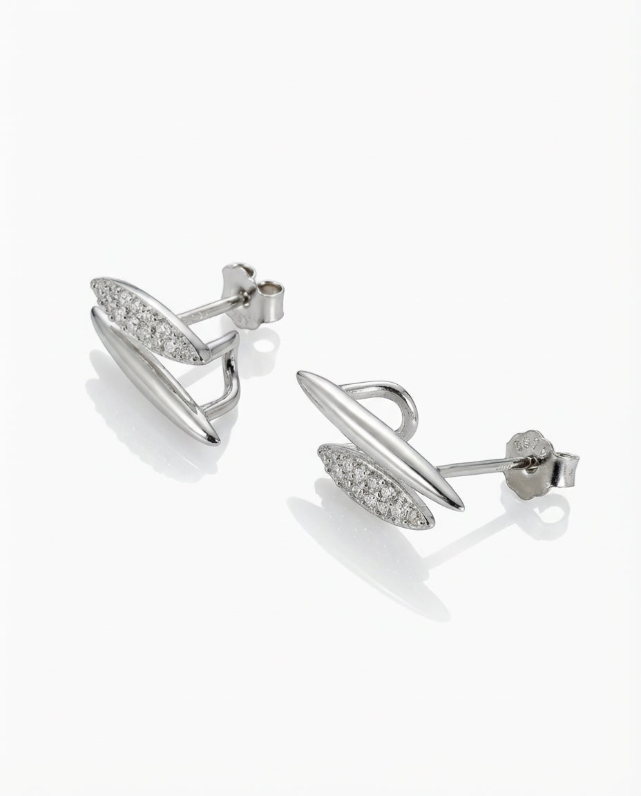 Auskarai Shaped Stud — Luxiage