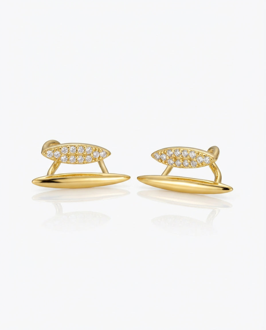 Auskarai Shaped Stud — Luxiage