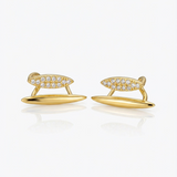 Auskarai Shaped Stud — Luxiage