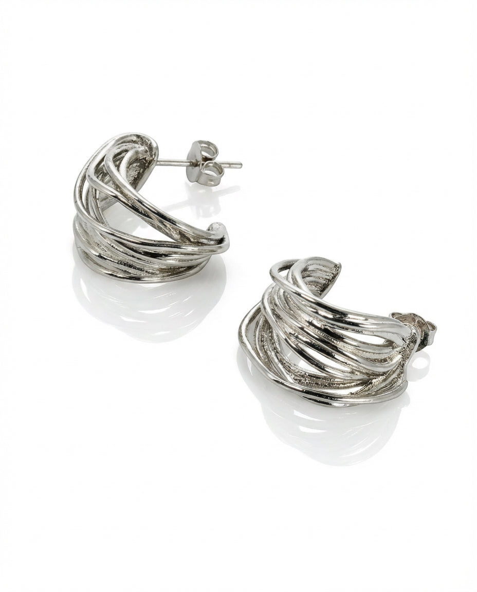 Auskarai Lines Earrings — Luxiage