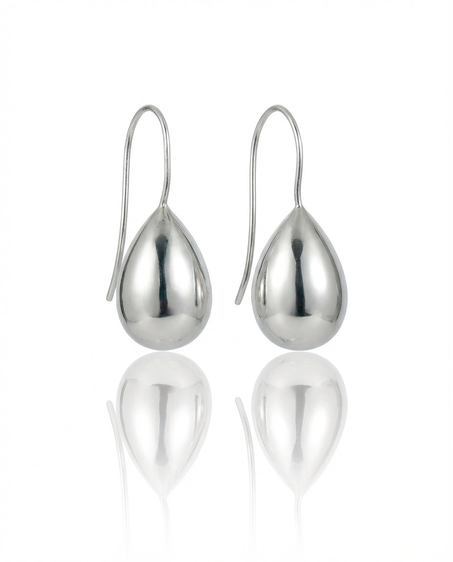 Auskarai Oval Tear Drop — Luxiage