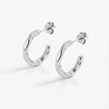 Auskarai Elegant Hoop — Luxiage