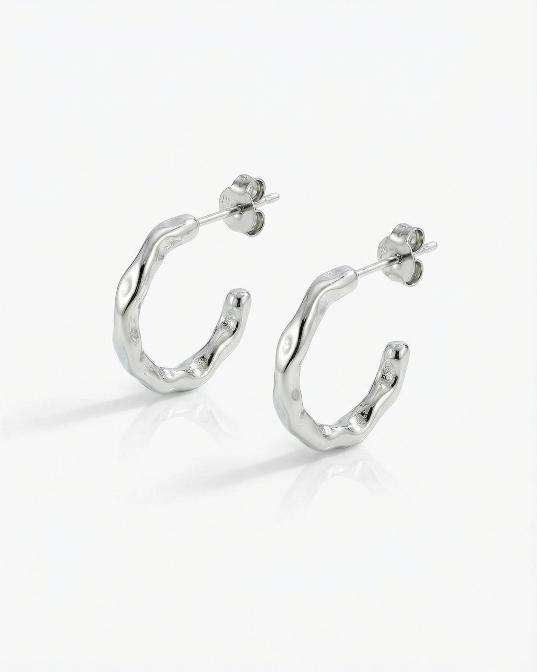 Auskarai Elegant Hoop — Luxiage