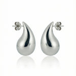 Auskarai Glossy Tear-Drop — Luxiage