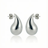 Auskarai Glossy Tear-Drop — Luxiage